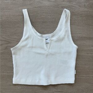 TNA waffle knit tank